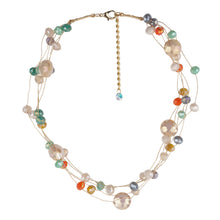 Load image into Gallery viewer, TRIBAL ZONE BUBBLE WITH PERAL NECKLACE