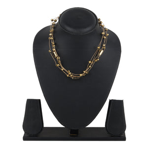 TRIBAL ZONE GOLDEN  PRINCESS NECKLACE