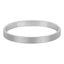 Load image into Gallery viewer, Silver Multi-Stone Square Bangle