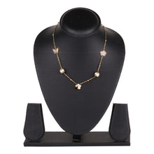 Load image into Gallery viewer, Gold Butterfly &amp; Flower Charm Necklace