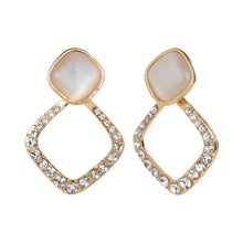 Load image into Gallery viewer, Elegant Geometric Crystal Earrings
