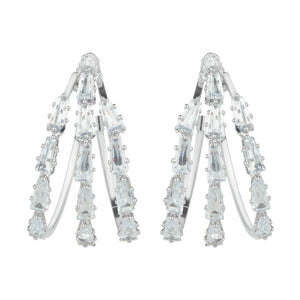 TRIBAL ZONE ROYAL C HOOP SLIVER EARRING