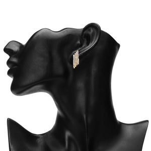 TRIBAL ZONE ROYAL GOLDEN STUD EARRINGS