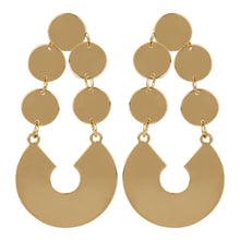 Load image into Gallery viewer, TRIBAL ZONE GOLDEN STYLISH DROP EARRING