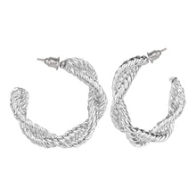 Load image into Gallery viewer, TRIBAL ZONE SLIVER  C HOOP EARRIMG