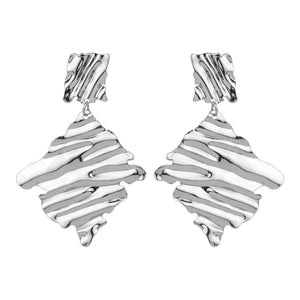 TRIBAL ZONE EASTHEIC SLIVER  DROP EARRING
