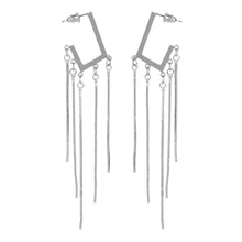 Load image into Gallery viewer, TRIBAL ZONE DANGLE SLIVER  EARRING