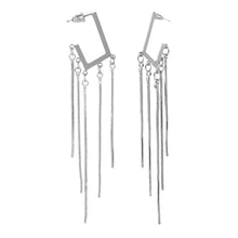 Load image into Gallery viewer, TRIBAL ZONE DANGLE SLIVER  EARRING