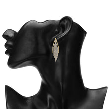 Load image into Gallery viewer, TRIBAL ZONE SHIMMER STUNNING DANGLERS GOLDEN EARRING (PARTY WAER)