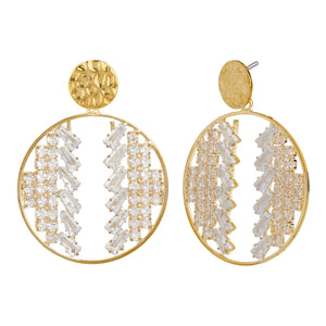 TRIBAL ZONE STONE ESTHETIC DROP EARRING