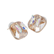 Load image into Gallery viewer, Crystal Butterfly Stud Earrings
