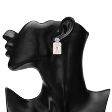 Load image into Gallery viewer, Elegant Iridescent Butterfly Crystal Drop Earrings