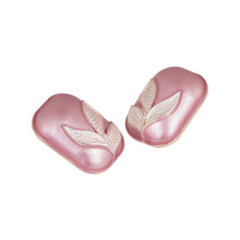 Load image into Gallery viewer, Pink Leaf Earrings