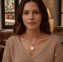 Load image into Gallery viewer, Cancer Rose Gold Coin Necklace