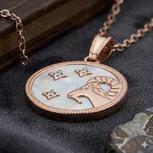 Load image into Gallery viewer, Capricorn Zodiac Pendant Necklace