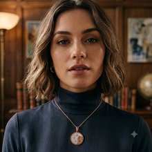 Load image into Gallery viewer, Virgo Zodiac Pendant Necklace