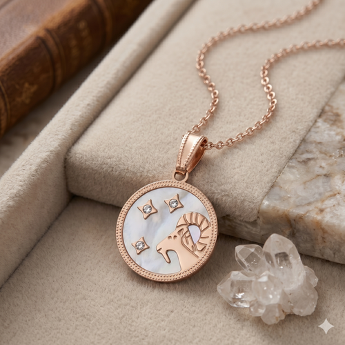 Virgo Zodiac Pendant Necklace