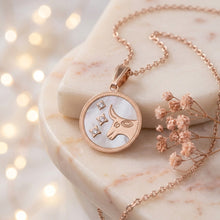 Load image into Gallery viewer, Taurus Rose Gold Coin Necklace