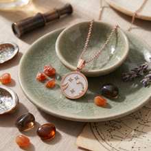 Load image into Gallery viewer, Scorpio Rose Gold Coin Necklace