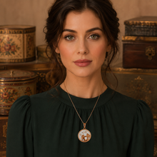 Load image into Gallery viewer, Gemini Rose Gold Coin Necklace