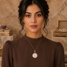 Load image into Gallery viewer, Sagittarius Rose Gold Coin Necklace