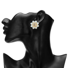 Load image into Gallery viewer, Primavera Floral Multi-Stone Stud Earrings