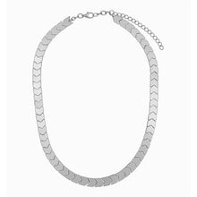 Load image into Gallery viewer, Silver Arrowhead Link Chain Necklace