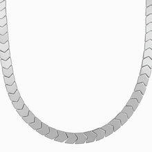 Load image into Gallery viewer, Silver Arrowhead Link Chain Necklace