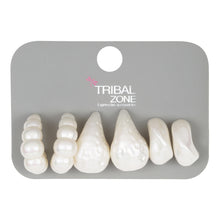 Load image into Gallery viewer, Baroque Pearl Stud Earring Set of 3 — Organic Shapes Collection