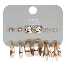 Load image into Gallery viewer, Minimalist Gold Ball Studs &amp; Delicate Huggies
