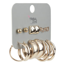 Load image into Gallery viewer, Minimalist Gold Ball Studs &amp; Delicate Huggies