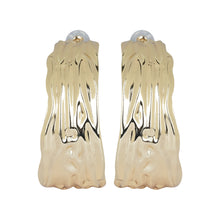 Load image into Gallery viewer, Molten Textured Oversized Gold Hoop Earrings