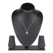 Load image into Gallery viewer, Celestial Silver Saturn Planet Pendant Necklace – Sparkling Pavé Cosmic Jewelry