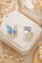 Load image into Gallery viewer, Holographic Acrylic Butterfly Stud Earrings