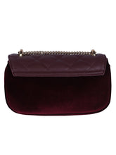 Load image into Gallery viewer, Pearl Detail Quilted Sling-Maroon