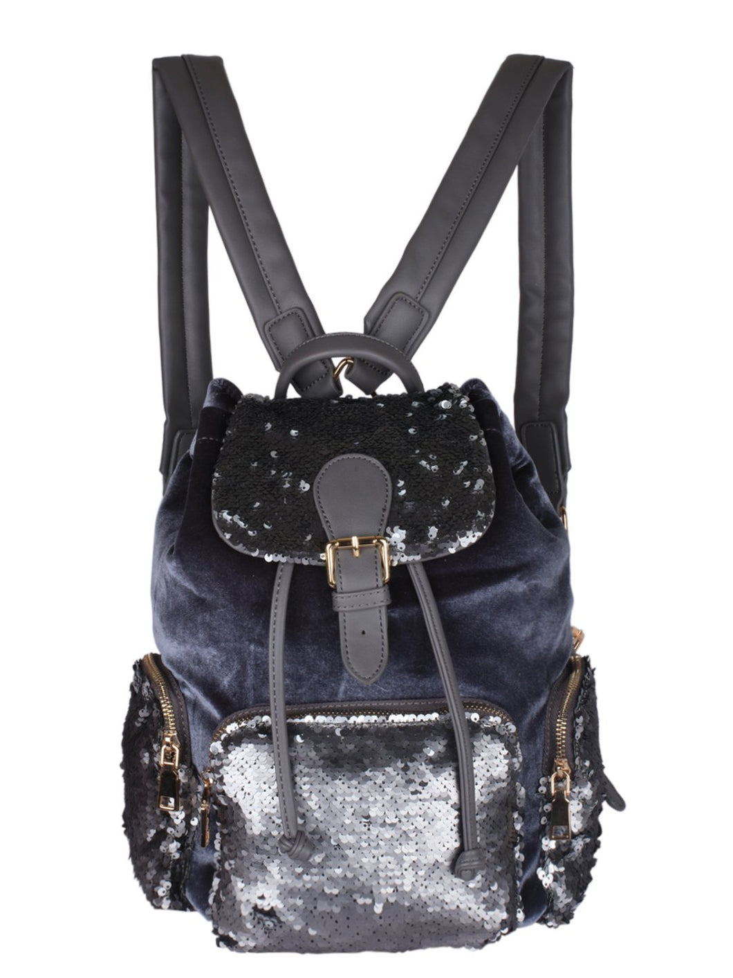 Glam Sequinned Backpack-Grey