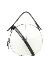 Load image into Gallery viewer, FANCY CIRCULAR WHITE SLING BAG
