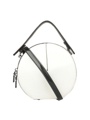 FANCY CIRCULAR WHITE SLING BAG