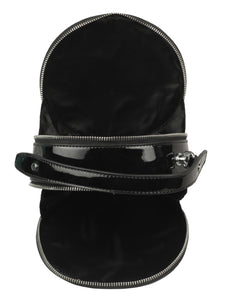FANCY CIRCULAR WHITE SLING BAG