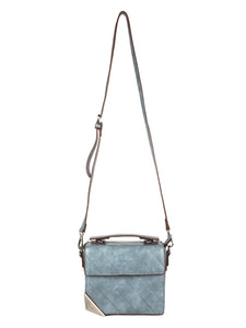 SKY BLUE BOX SLING BAG