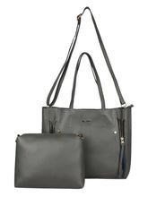 Load image into Gallery viewer, GREY WOMENS HAND HELD BAG