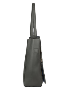 GREY WOMENS HAND HELD BAG