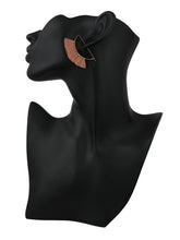Load image into Gallery viewer, Peach Thread Tassel Earrings