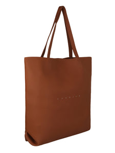 2 IN 1BROWN WOMENS TOTE BAG