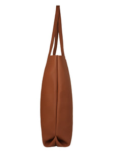 2 IN 1BROWN WOMENS TOTE BAG