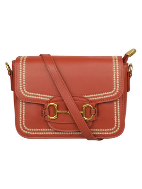 BRICK RED CLASSY SLING BAG