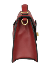 Load image into Gallery viewer, TEXTURED CROC RED LEATHER FORMAL SLING