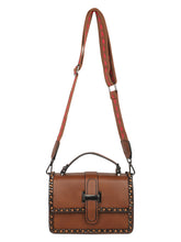 Load image into Gallery viewer, BROWN CHAIN BORDER VINTAGE SLING BAG