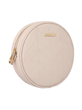 Load image into Gallery viewer, SUPER EXOTIC CIRCULAR BEIGE SLING BAG