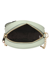 Load image into Gallery viewer, SUPER EXOTIC CIRCULAR OLIVE GREEN SLING BAG